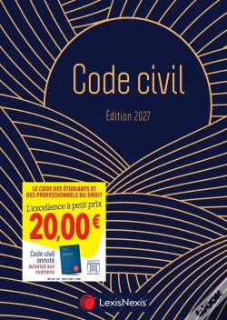Capa do artigo Code Civil (Édition 2027)