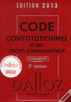 Capa do artigo Code Consti. Droits Fondamentaux 13 Commente