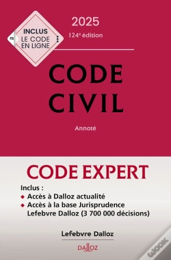 Capa do artigo Code Dalloz Expert : Code Civil (Édition 2025)