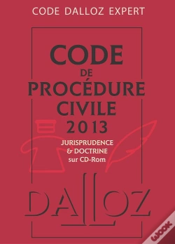 Capa do artigo Code Dalloz Expert. Code De Procedure Civile 2013 - 9e Edition