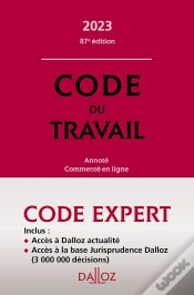 Capa do artigo Code Dalloz Expert Travail 2023 (87e Édition)