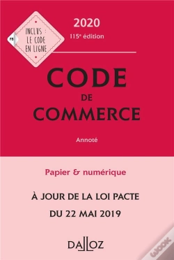 Capa do artigo Code De Commerce (Édition 2020)