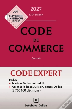 Capa do artigo Code De Commerce (Édition 2027)