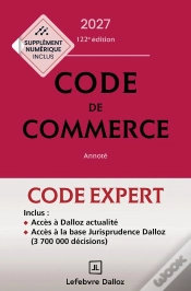 Capa do artigo Code De Commerce (Édition 2027)