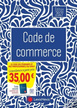 Capa do artigo Code De Commerce (Édition 2027)
