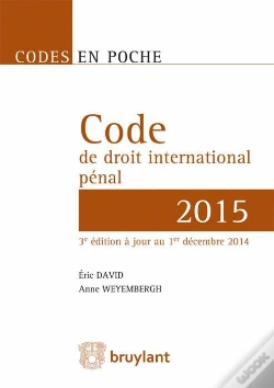Capa do artigo Code De Droit International Penal 2013, 3eme Edition