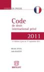 Code De Droit International Prive (Francais) 2011 - Preview