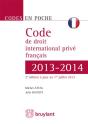 Code De Droit International Prive Francais 2013-2014, 2eme Edition - Preview