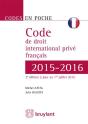 Code De Droit International Prive Francais 2015-2016, 3eme - Preview