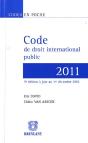 Code De Droit International Public 2010, - Preview