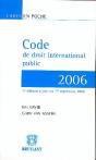Code De Droit International Public (Édition 2006) - Preview