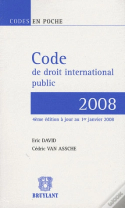 Capa do artigo Code De Droit International Public