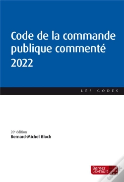 Capa do artigo Code De La Commande Publique Commente 2022 (20e Ed.)
