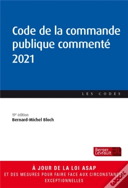 Capa do artigo Code De La Commande Publique Commenté (Édition 2021)