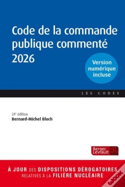Capa do artigo Code De La Commande Publique Commenté (Édition 2026)