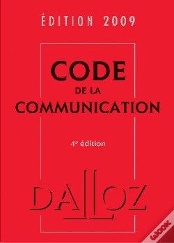 Capa do artigo Code De La Communication 2009 (4e Édition)
