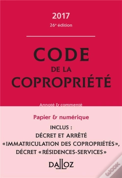 Capa do artigo Code De La Copropriété 2017, Commenté (26e Édition)