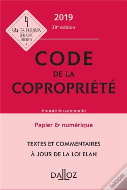 Capa do artigo Code De La Copropriete 2019, Annote & Commente - 28e Ed.