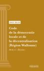 Code De La Democratie Locale Et De La Decentralisation (Region Wallonne) - Preview