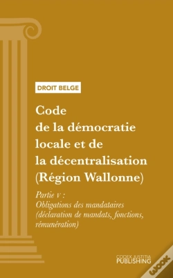 Capa do artigo Code De La Democratie Locale Et De La Decentralisation (Region Wallonne)