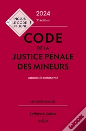 Code De La Justice Penale Des Mineurs 2024. 3e Ed.
