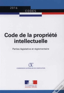 Capa do artigo Code De La Propriété Intellectuelle ; Parties Législative Et Réglementaire