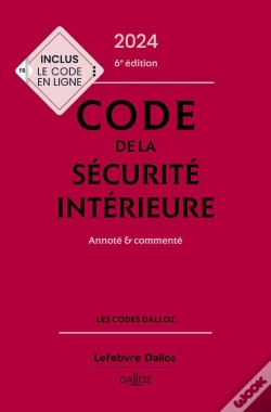 Capa do artigo Code De La Sécurité Intérieure : Annoté Et Commenté (6e Édition)