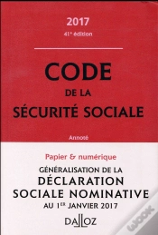 Capa do artigo Code De La Securite Sociale 2017, Annote