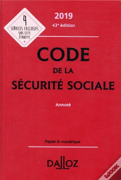 Capa do artigo Code De La Securite Sociale 2019, Annote - 43e Ed.