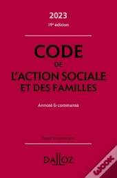Code De L'Action Sociale Et Des Familles 2023, Annote Et Commente. 19e Ed.