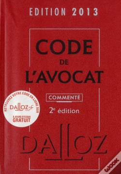 Capa do artigo Code De L'Avocat Commente (Edition 2013)
