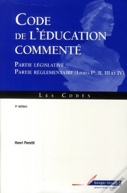 Capa do artigo Code De L'Éducation Commenté (4e Édition)