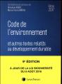 Code De L'Environnement 2017 - Preview