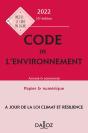 Code De L'Environnement :Annoté Et Commenté (Édition 2022) - Preview