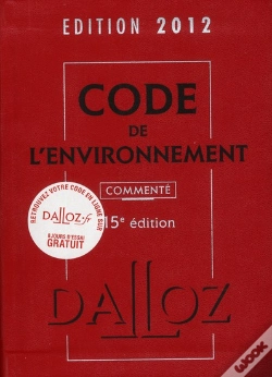 Capa do artigo Code De L'Environnement Commenté (Édition 2012)