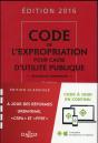 Code De L'Expropriation Pour Cause D'Utilité Publique, Commenté (Édition 2016) - Preview