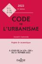 Code De L'Urbanisme : Annoté Et Commenté (Édition 2022) - Preview