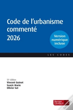 Capa do artigo Code De L'Urbanisme Commenté (Édition 2026)