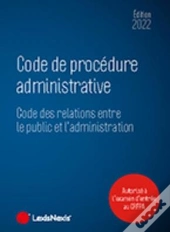 Code De Procedure Administrative 2022