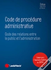 Capa do artigo Code De Procedure Administrative 2022