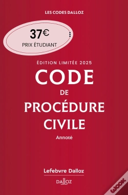 Capa do artigo Code De Procédure Civile : Annoté (Édition 2025)