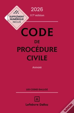 Capa do artigo Code De Procédure Civile : Annoté (Édition 2026)
