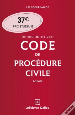 Capa do artigo Code De Procédure Civile : Annoté (Édition 2027)