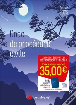 Capa do artigo Code De Procédure Civile (Édition 2025)