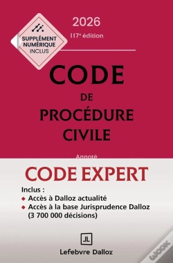 Capa do artigo Code De Procédure Civile (Édition 2026) (22e Édition)
