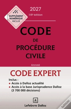 Capa do artigo Code De Procédure Civile (Édition 2027)