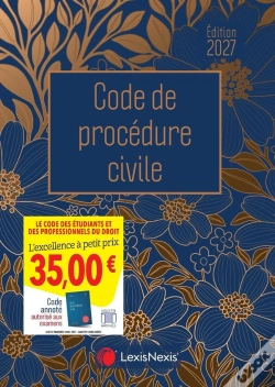 Capa do artigo Code De Procédure Civile (Édition 2027)