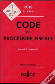Capa do artigo Code De Procédure Fiscale ; Annoté Et Commenté (Édition 2018)