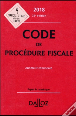 Capa do artigo Code De Procédure Fiscale ; Annoté Et Commenté (Édition 2018)