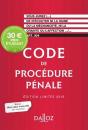 Code De Procedure Penale 2016. Edition Limitee - 57e Ed. - Preview